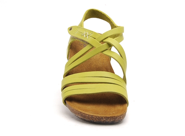 Loints nu pieds plats femme 31244 vert