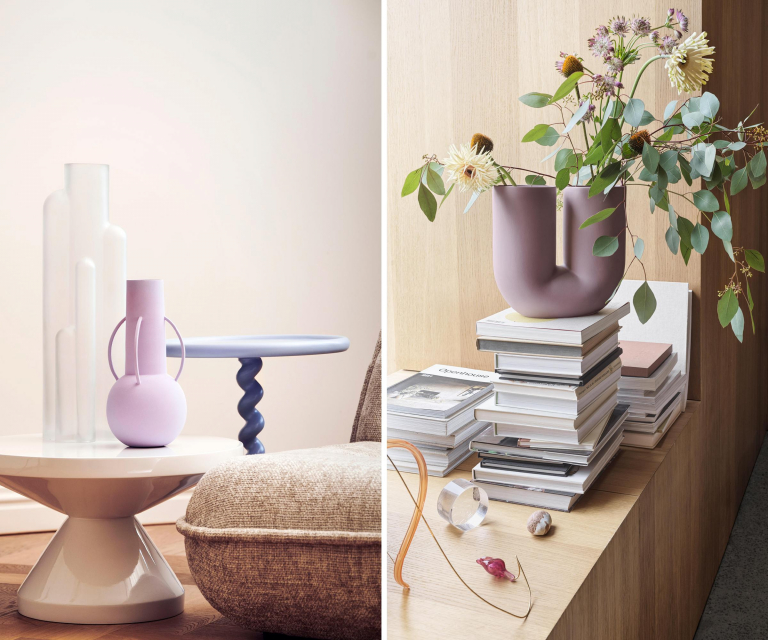 POLSPOTTEN Roman vazen set van 4 sunset