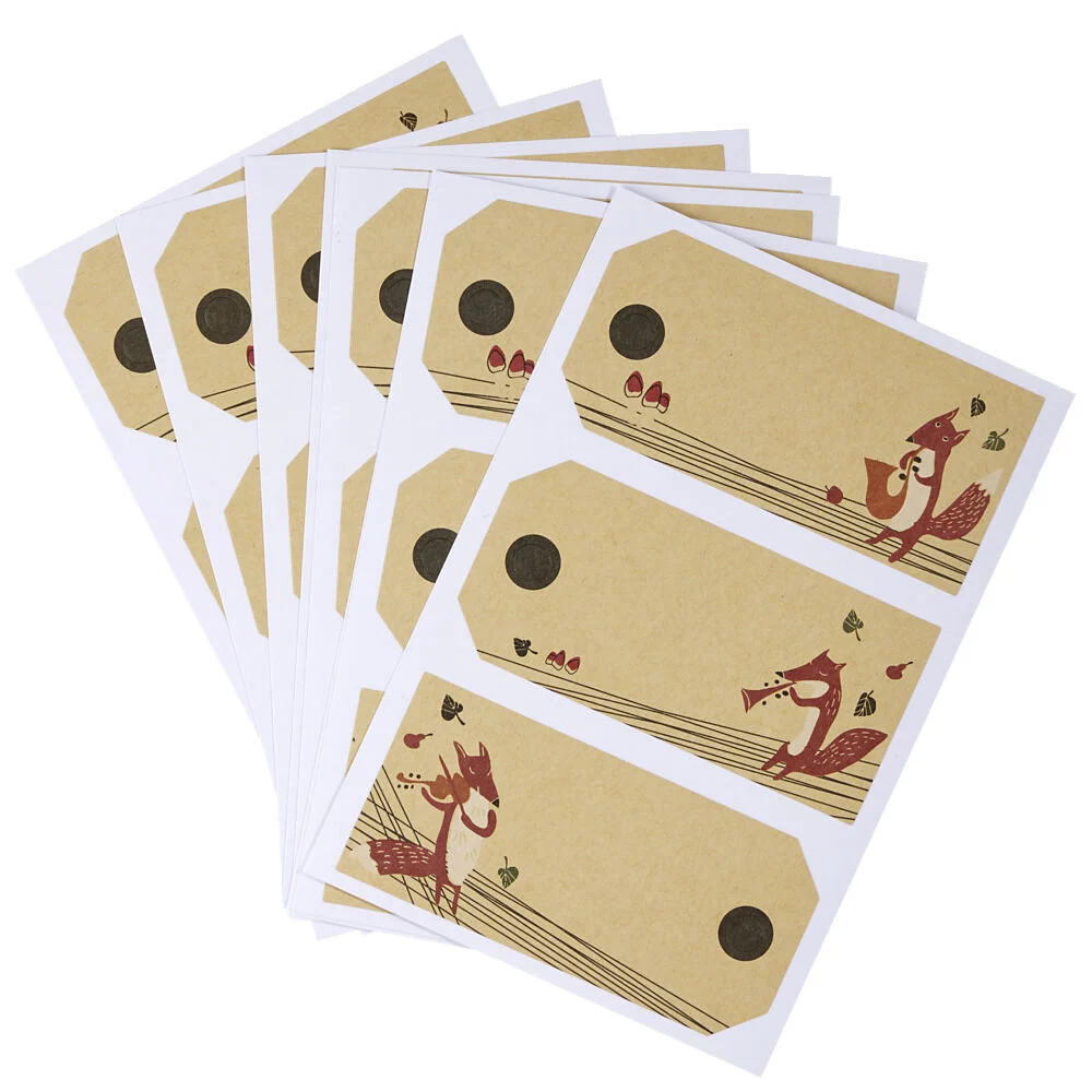 Étiquette cadeau autocollante x3