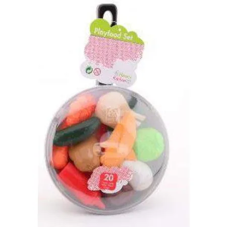 Johntoy Home and Kitchen Pfanne mit Playfood, 20-teilig.sortiert