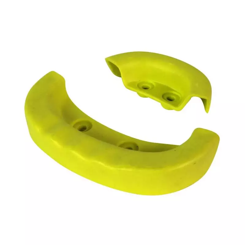 protections coins de selle QU-AX jaune
