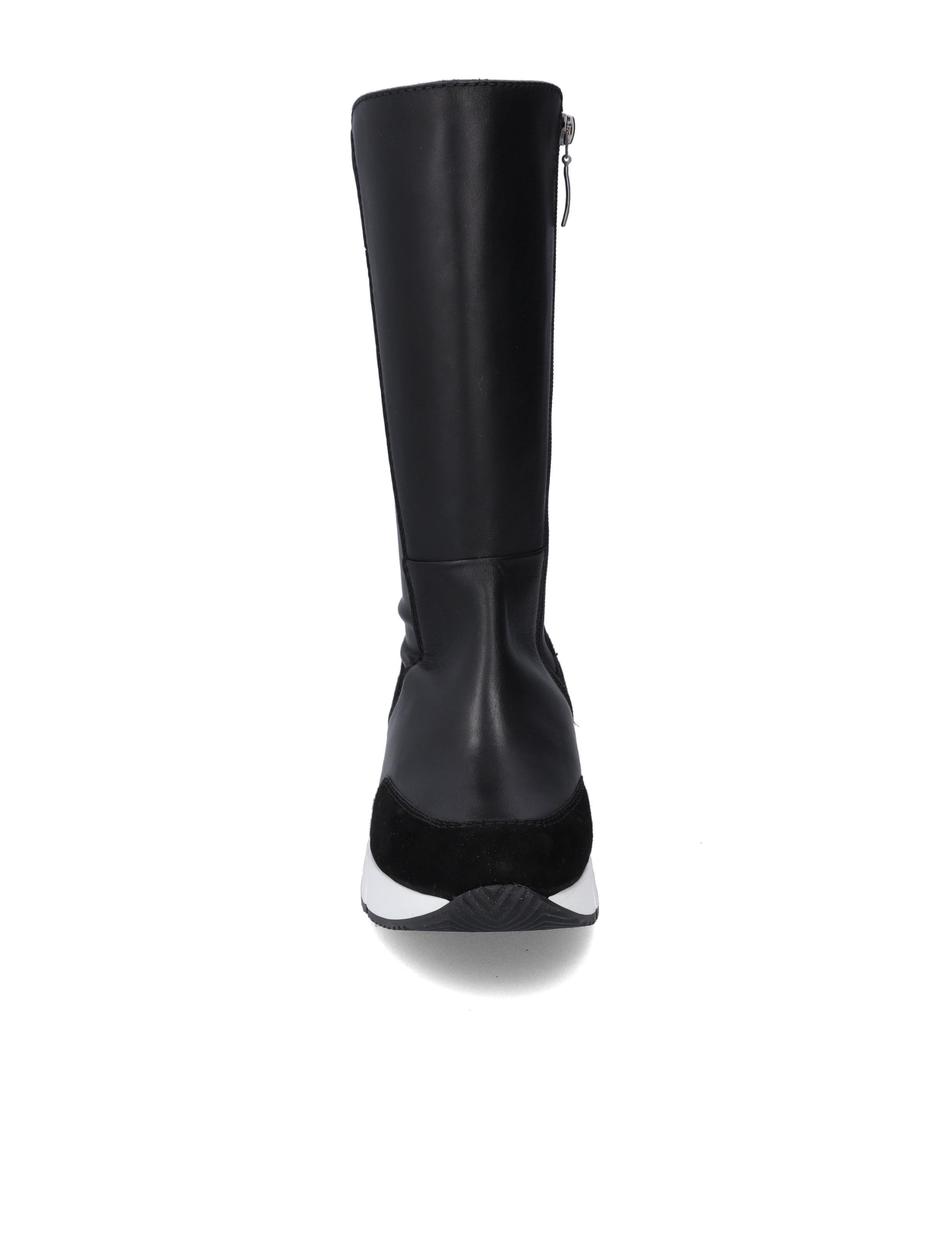 Stiefel Enna 04, schwarz-kombi