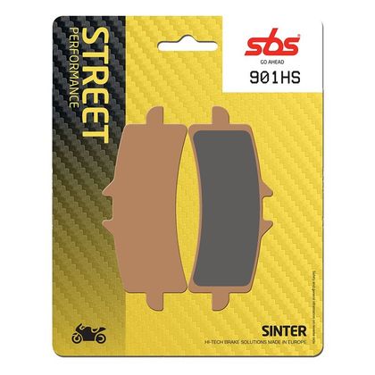 Plaquettes de freins SBS 901HS Sinter Métal Fritté Avant