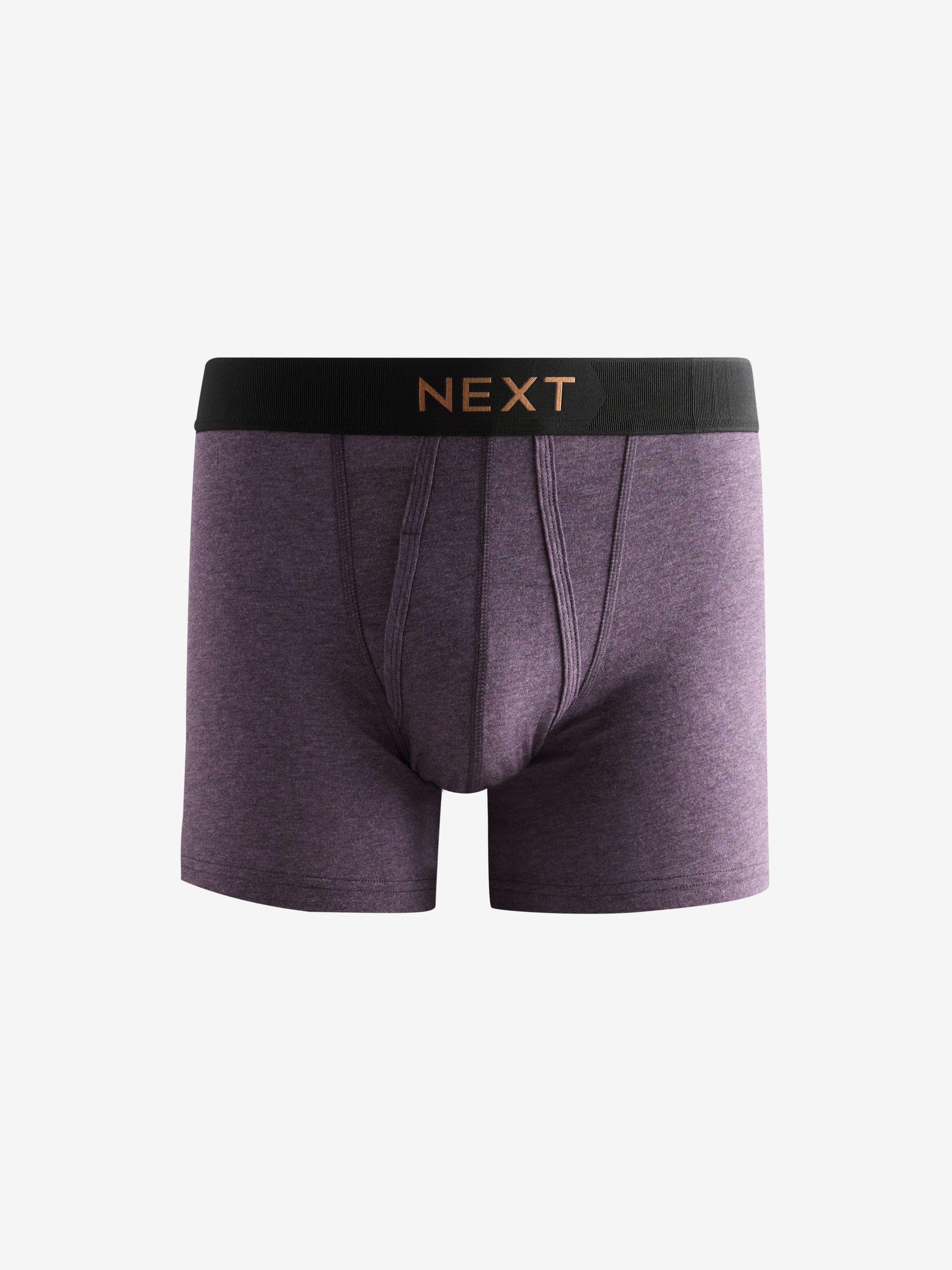 Donker rijk groen/blauw gemêleerd - Verpakking van 8 - Boxershorts met A-voorkant