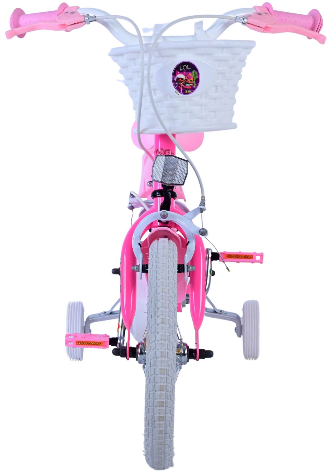 Kinderfahrrad LOL Surprse für Mädchen Fahrrad Rosa 14 Zoll Kinderrad