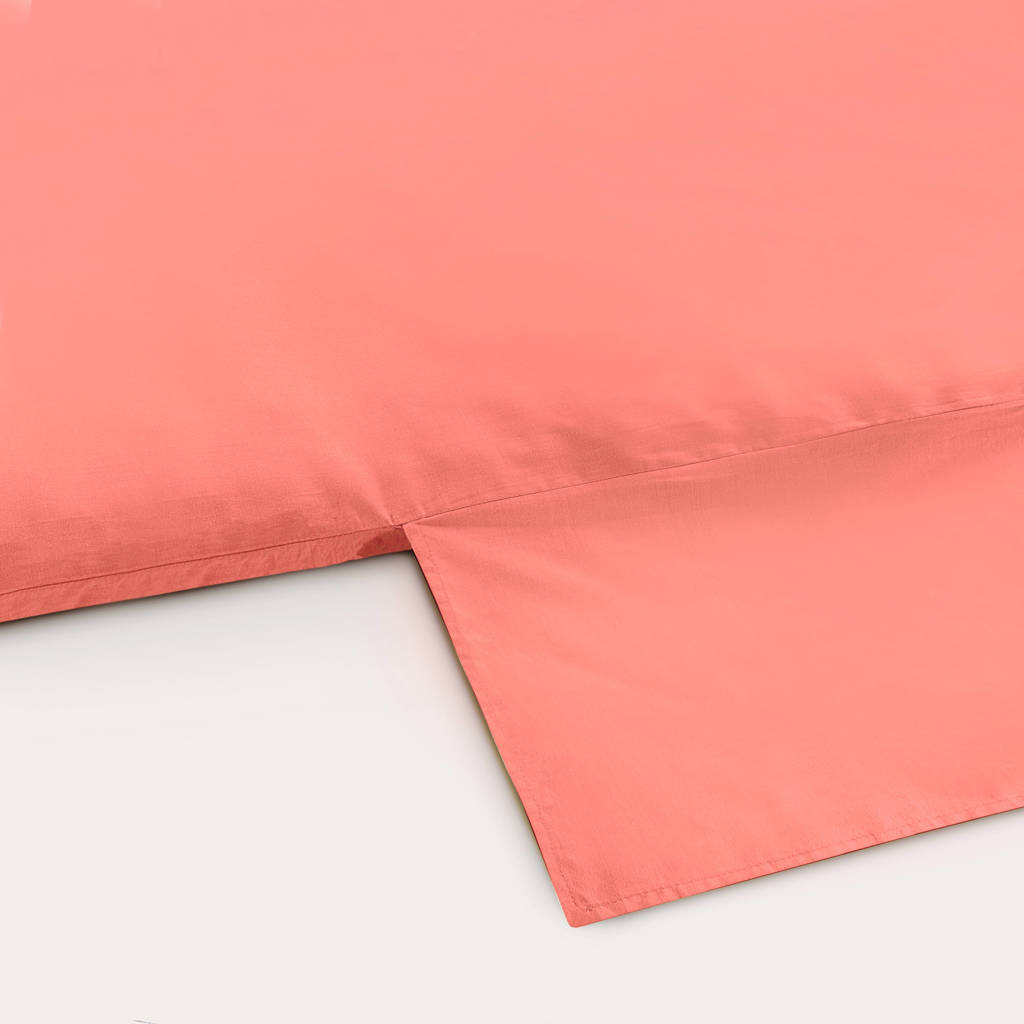 katoenen dekbedovertrek ledikant roze (100x135 cm)