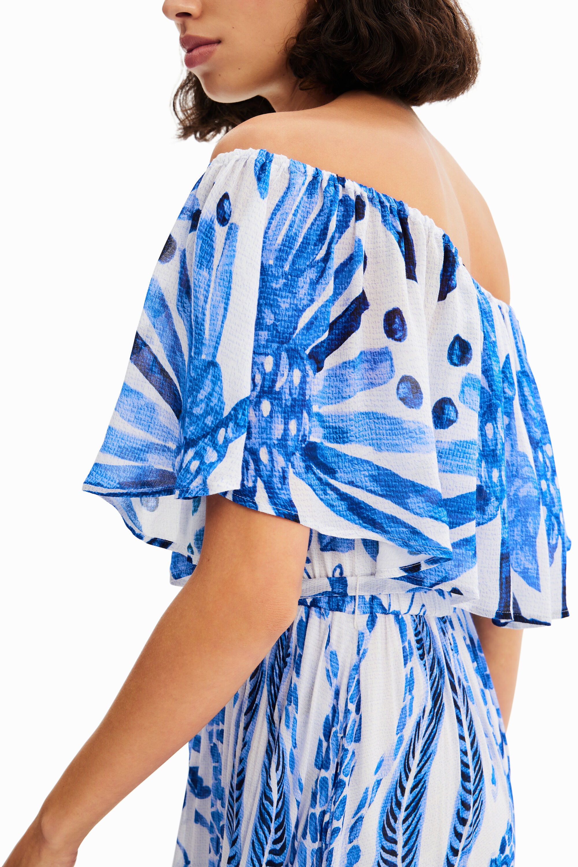 Robe midi volants Stella Jean