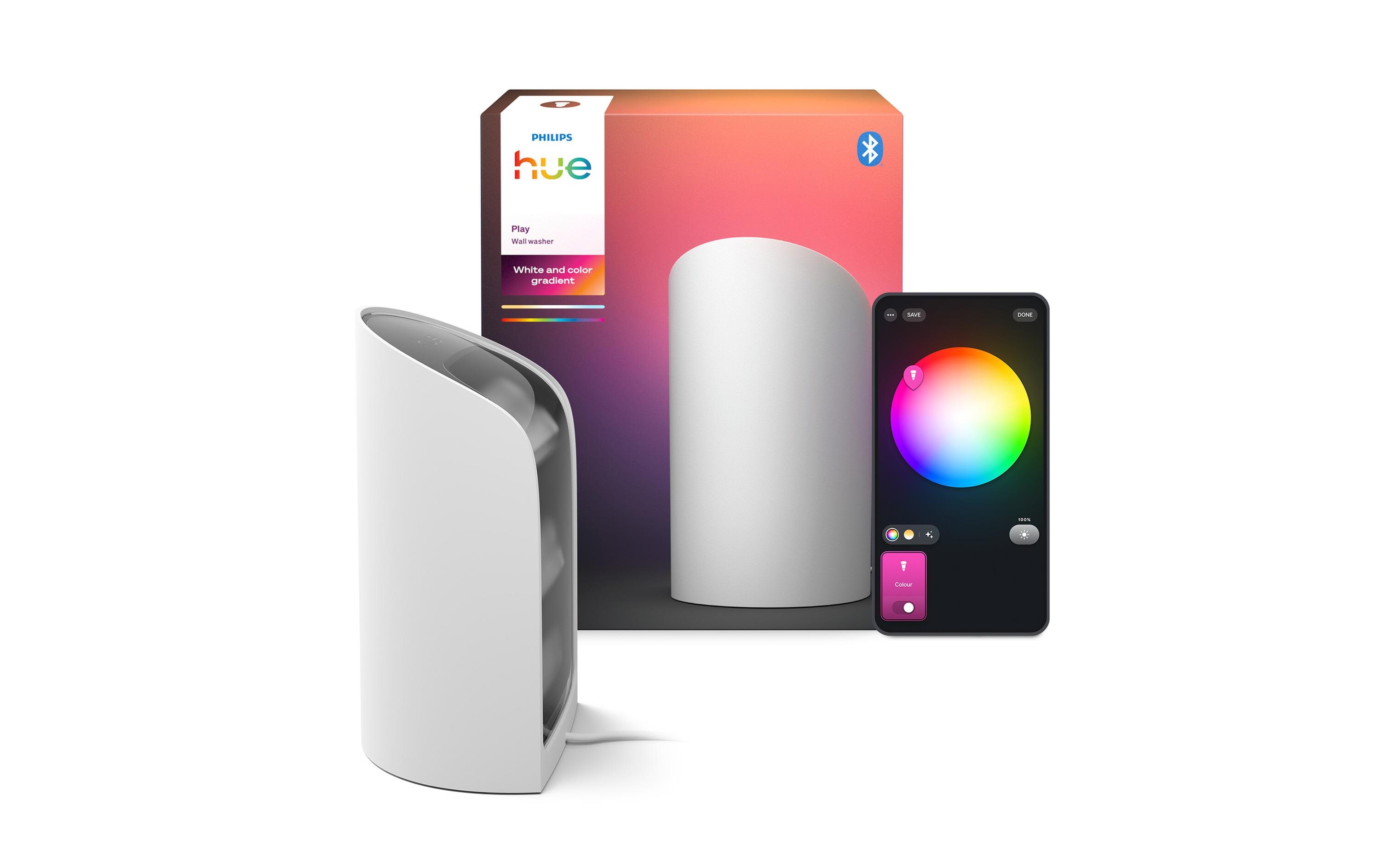 Play Wallwasher singel Weiss<br>Play Wallwasher mit ColorCast Funktion