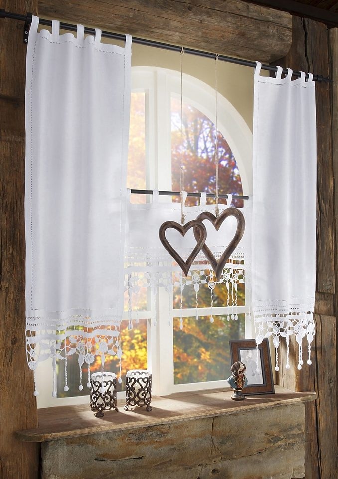HOSSNER - ART OF HOME DECO Querbehang »Grossglockner« Schlaufen 1 Stk. tlg. HxB: 50x125