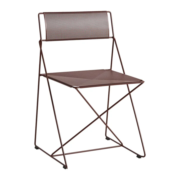HAY - X-Line Stuhl, Outdoor, iron red