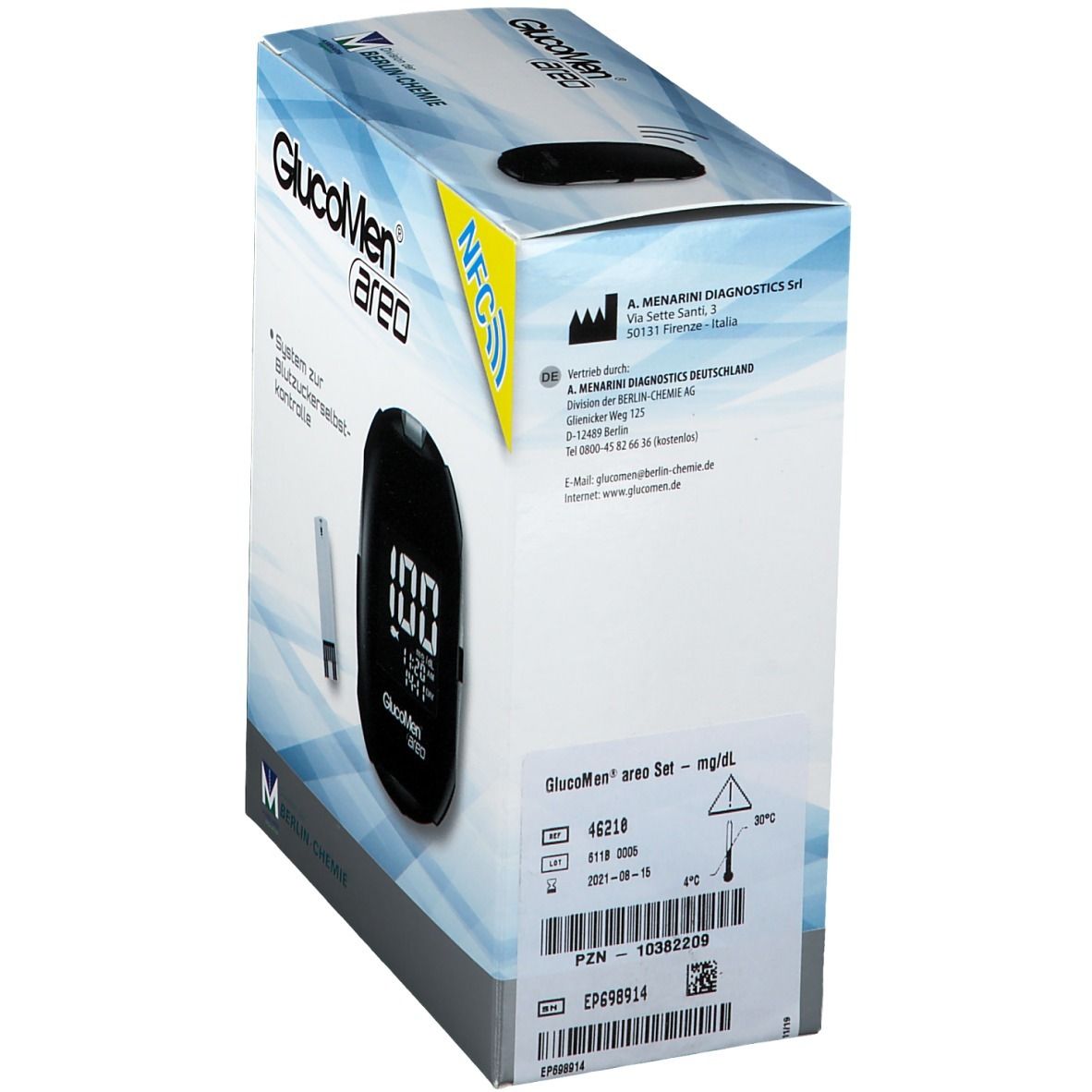 GlucoMen® areo Set mg/dl