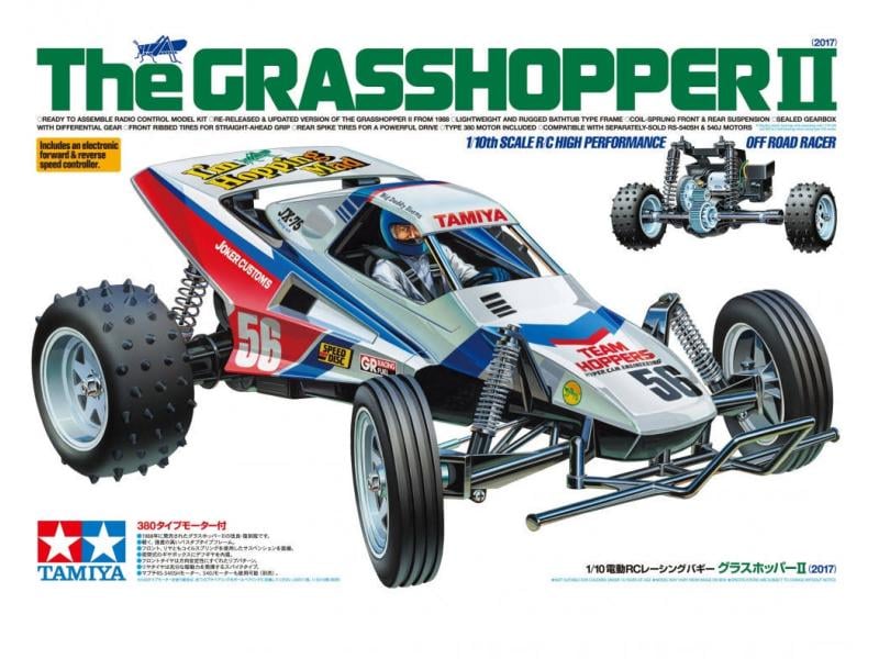 Tamiya Buggy Grasshopper II (2017) Bausatz, 1:10, RWD RWD Buggy Bausatz