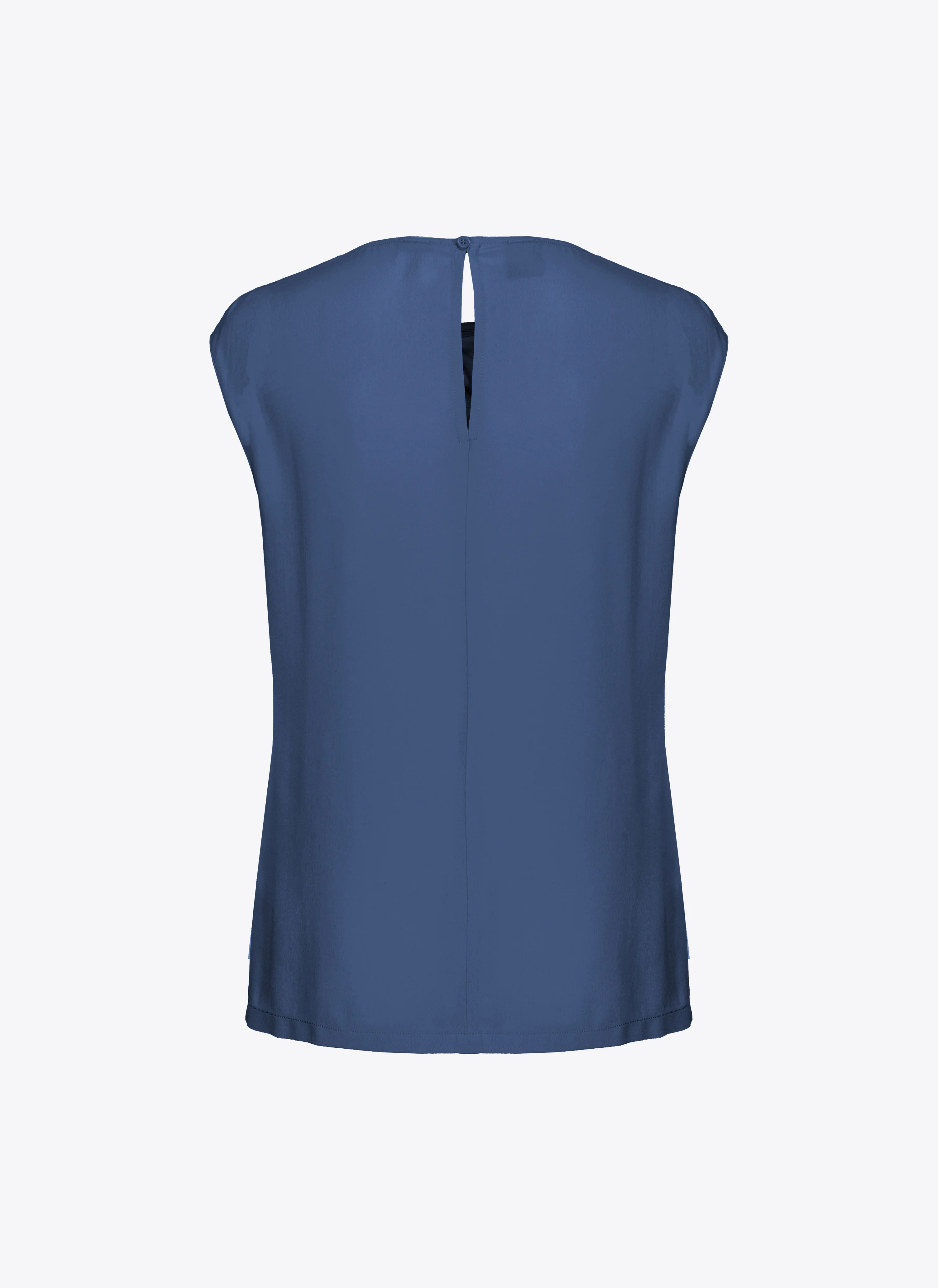 Top avec nœud | Bleu