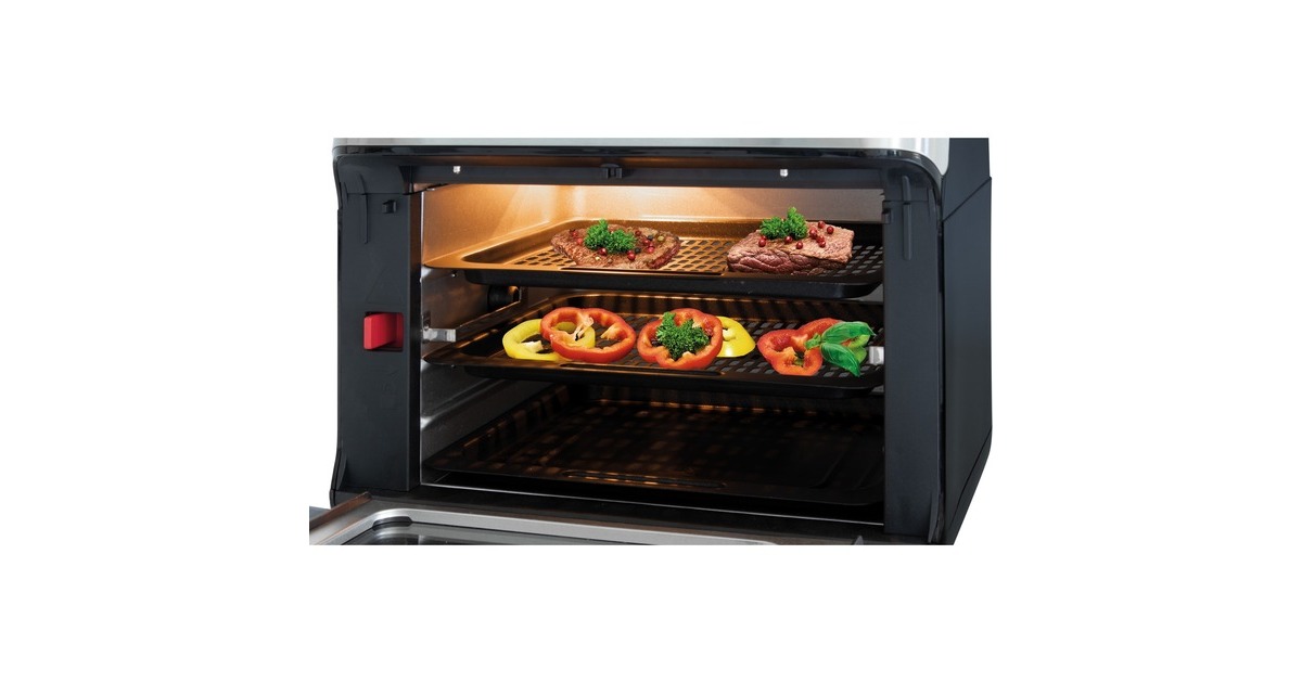 ProfiCookPC-FR 1200 H heteluchtfriteuse  (Roestvrij staal/zwart, 11 Liter)