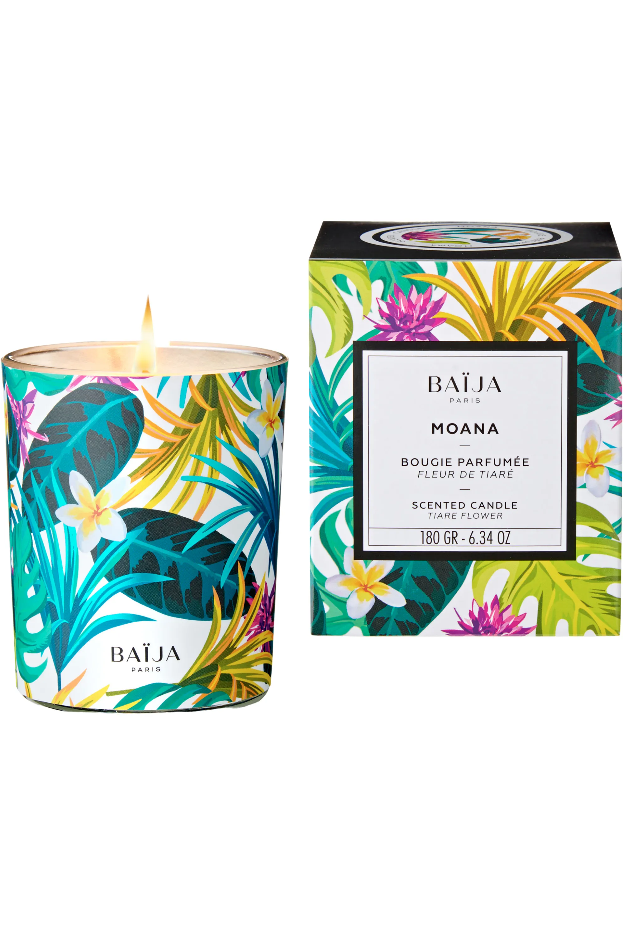 Baïja Bougie parfumée à la fleur de tiaré Moana-180 g