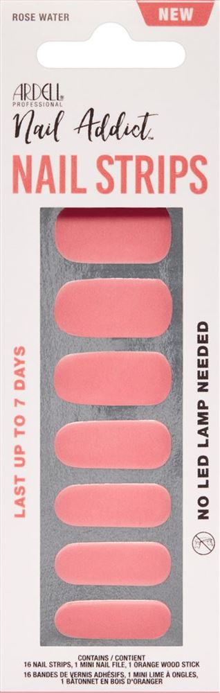 ARDELL Nail Addict Nail Strips Rose Water 16 Stk