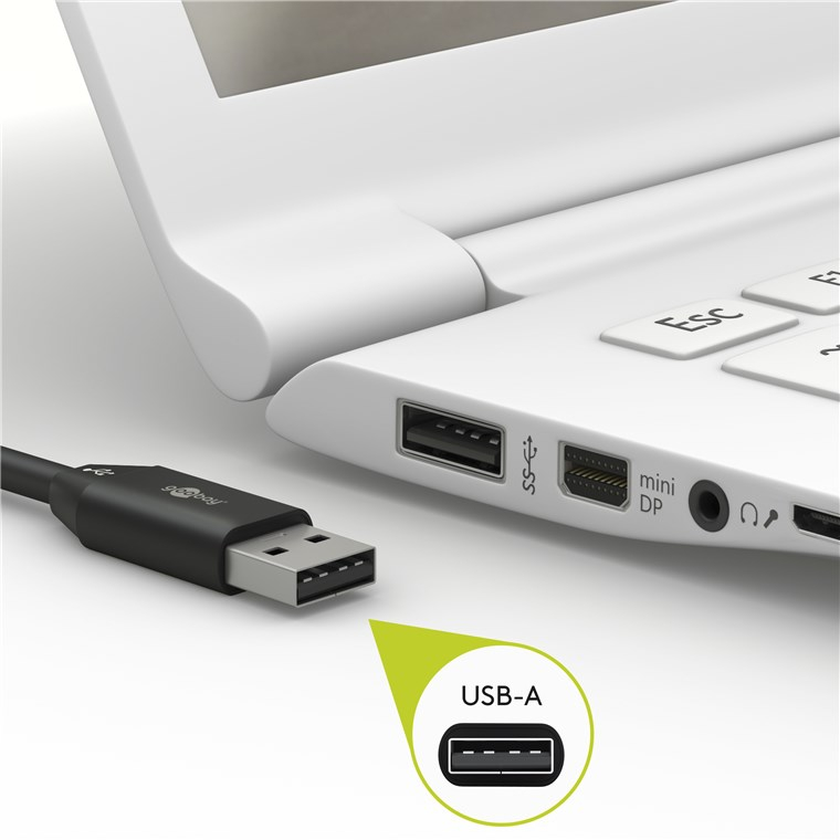(50cm) 1A MFi USB A auf Lightning Ladekabel Datenkabel (72905) - Weiss
