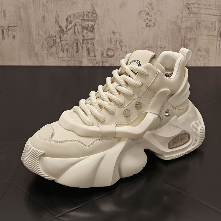 Mr Ozera - Robuuste platform sneakers met demping