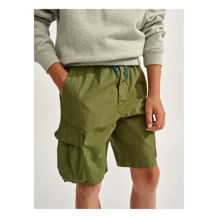 Bellerose Short Cargo Paz | Vert kaki