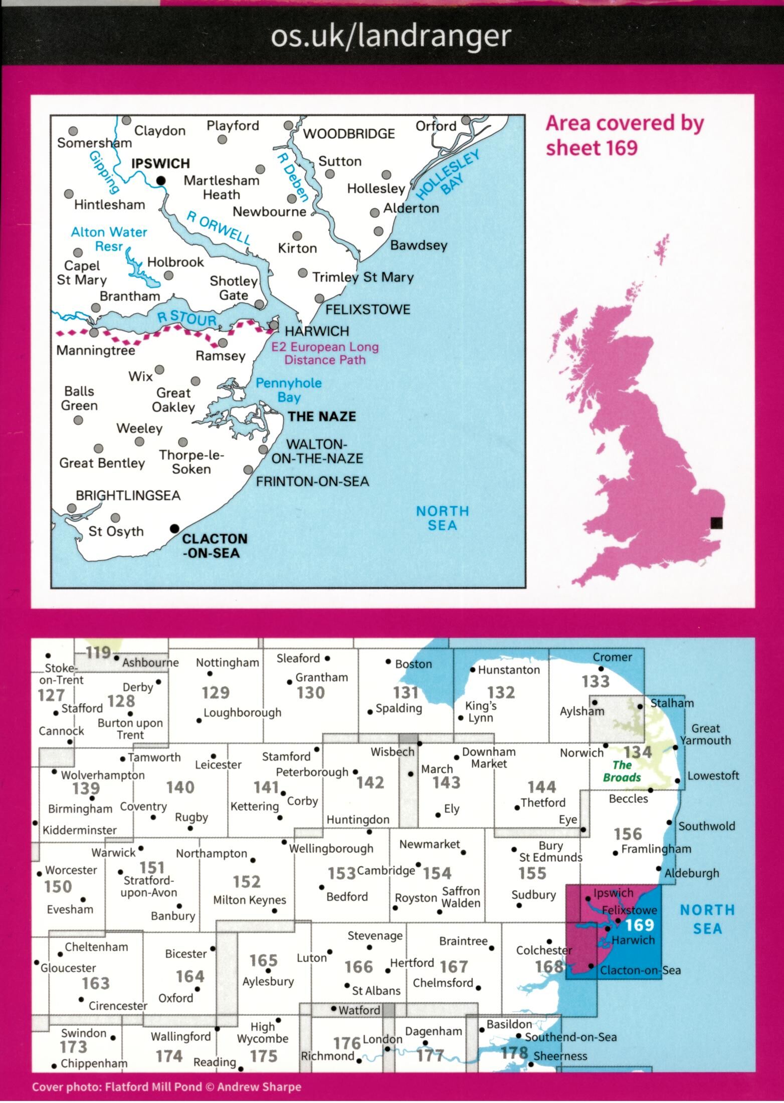 ORDNANCE SURVEY - 169 GB IPSWICH 1 50 000