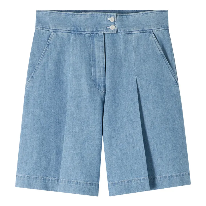 A.P.C. Short Diane Coton Bio | Bleu Clair