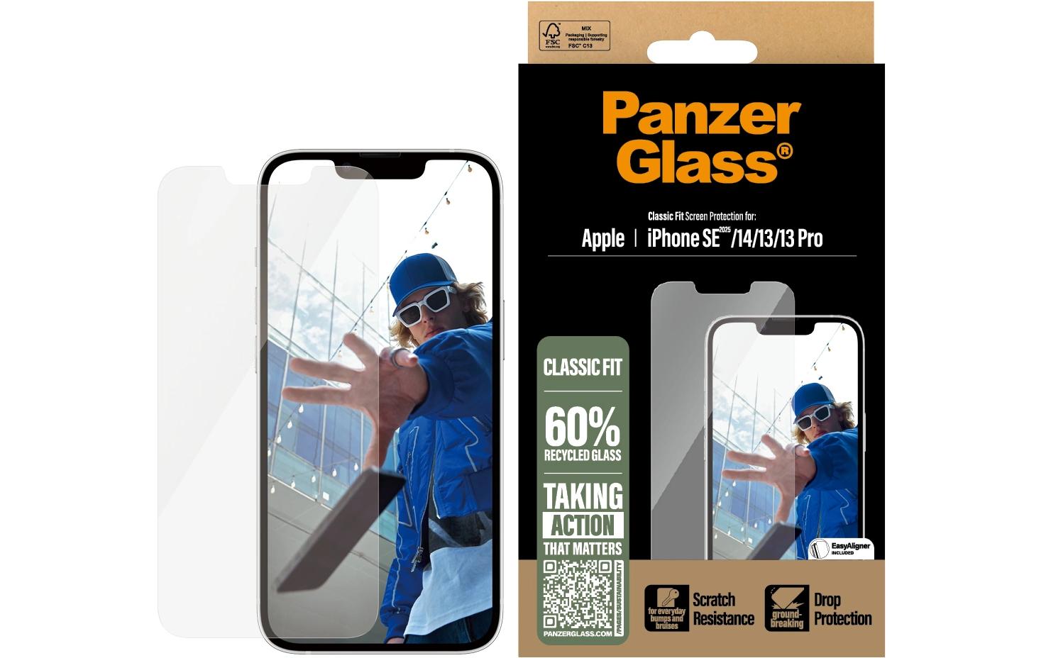 Displayschutz Classic Fit iPhone 16e/13/13Pro/14Display-Schutzfolie für das iPhone 16e/13/13Pro/14