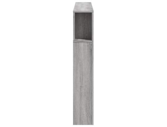 VIDAXL - Tête de lit à led sonoma gris 140x18,5x103,5 cm bois ingénie...