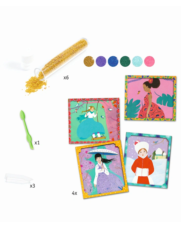 Bastel-Set ARTISTIC BEADS – RUND UM DIE WELT 14-teilig