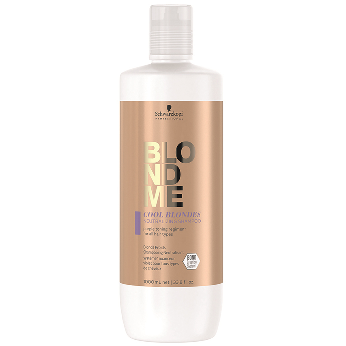 Shampoing Neutralisant Cool Blondes Blond Me Schwarzkopf 1 Litre
