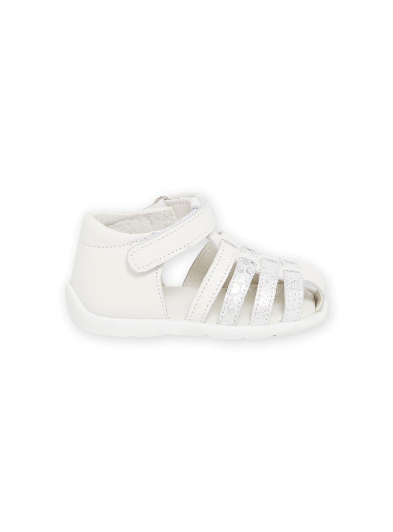 Sandales blanches bébé fille