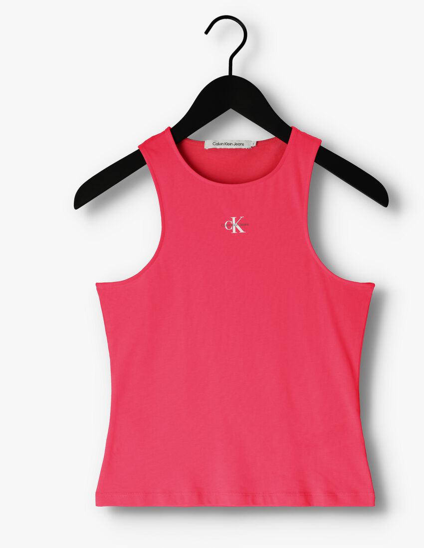 CALVIN KLEIN roze calvin klein top micro monologo racer back