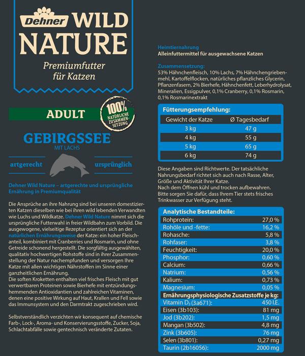 Dehner Wild Nature Trockenfutter für Katzen