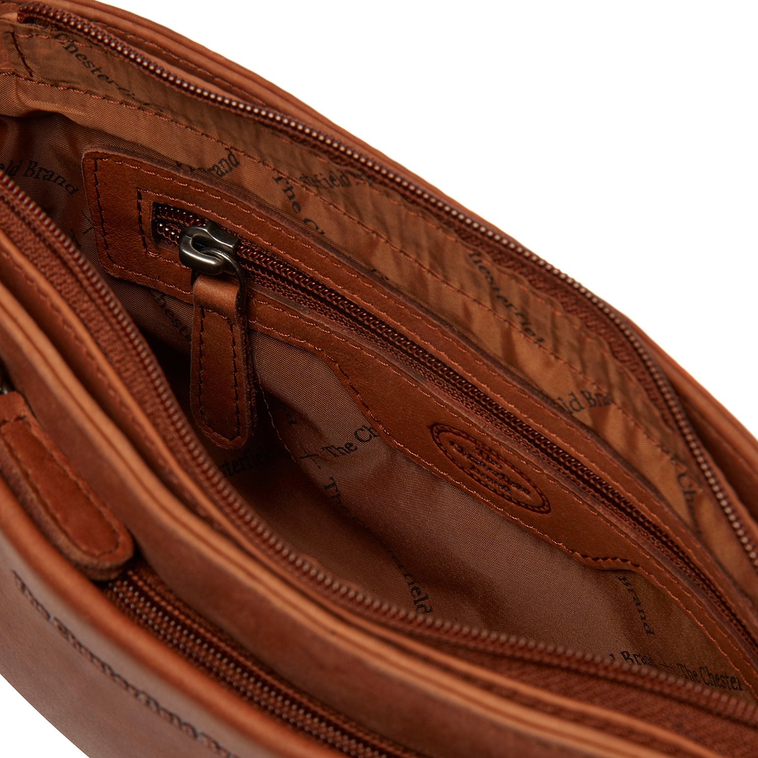 The Chesterfield Brand Southampton Schoudertas cognac