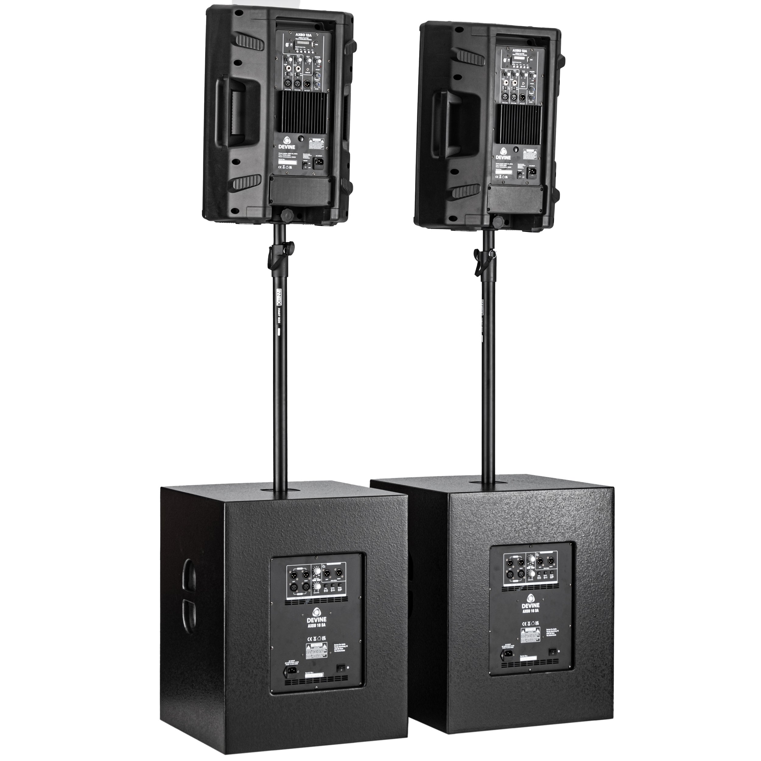 Devine Axeo 2.2 speakerset 15A + 18SA