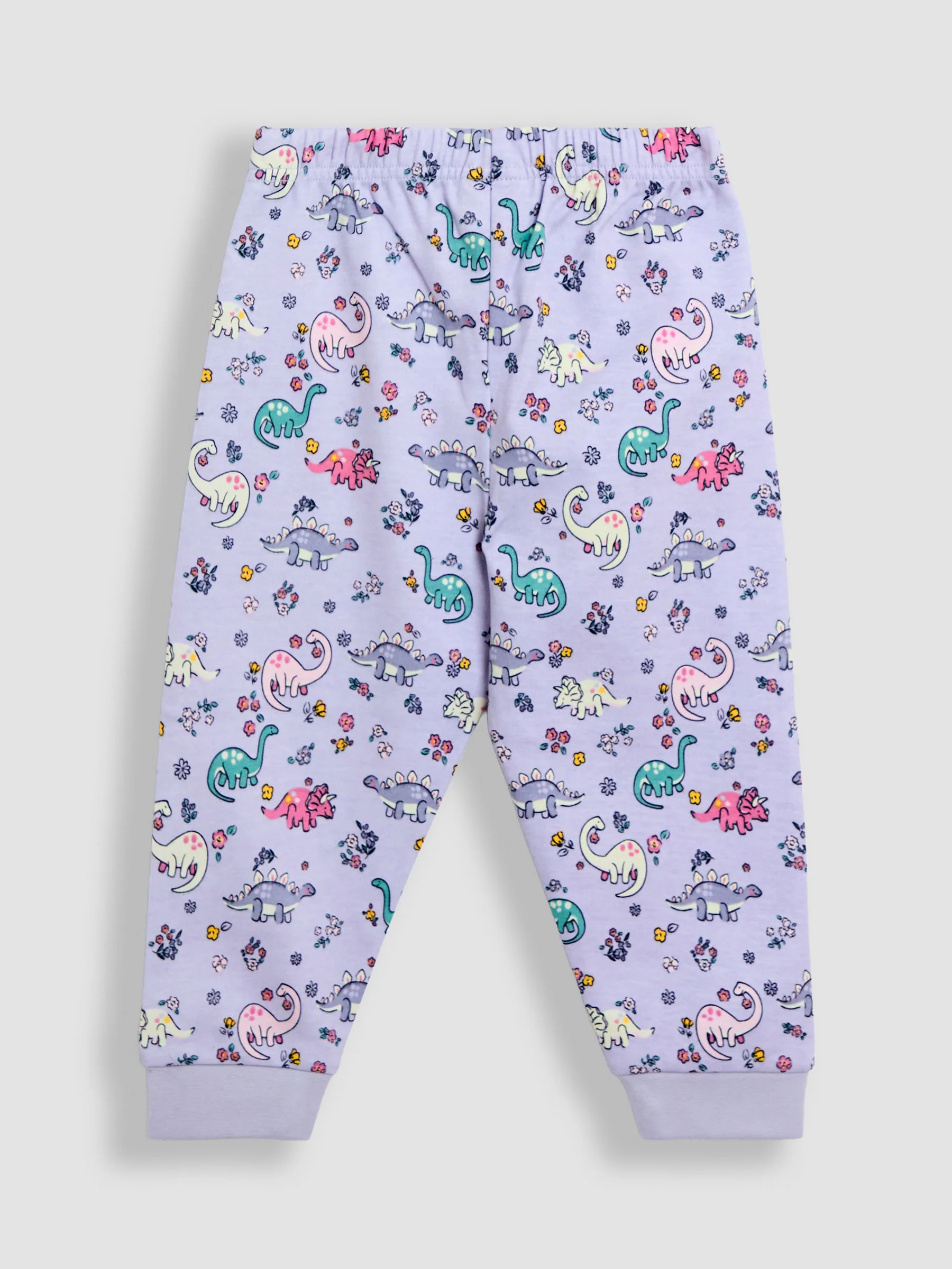 Lila met dinosaurus - JoJo Maman Bébé Print Glow In The Dark Jersey Pyjamas