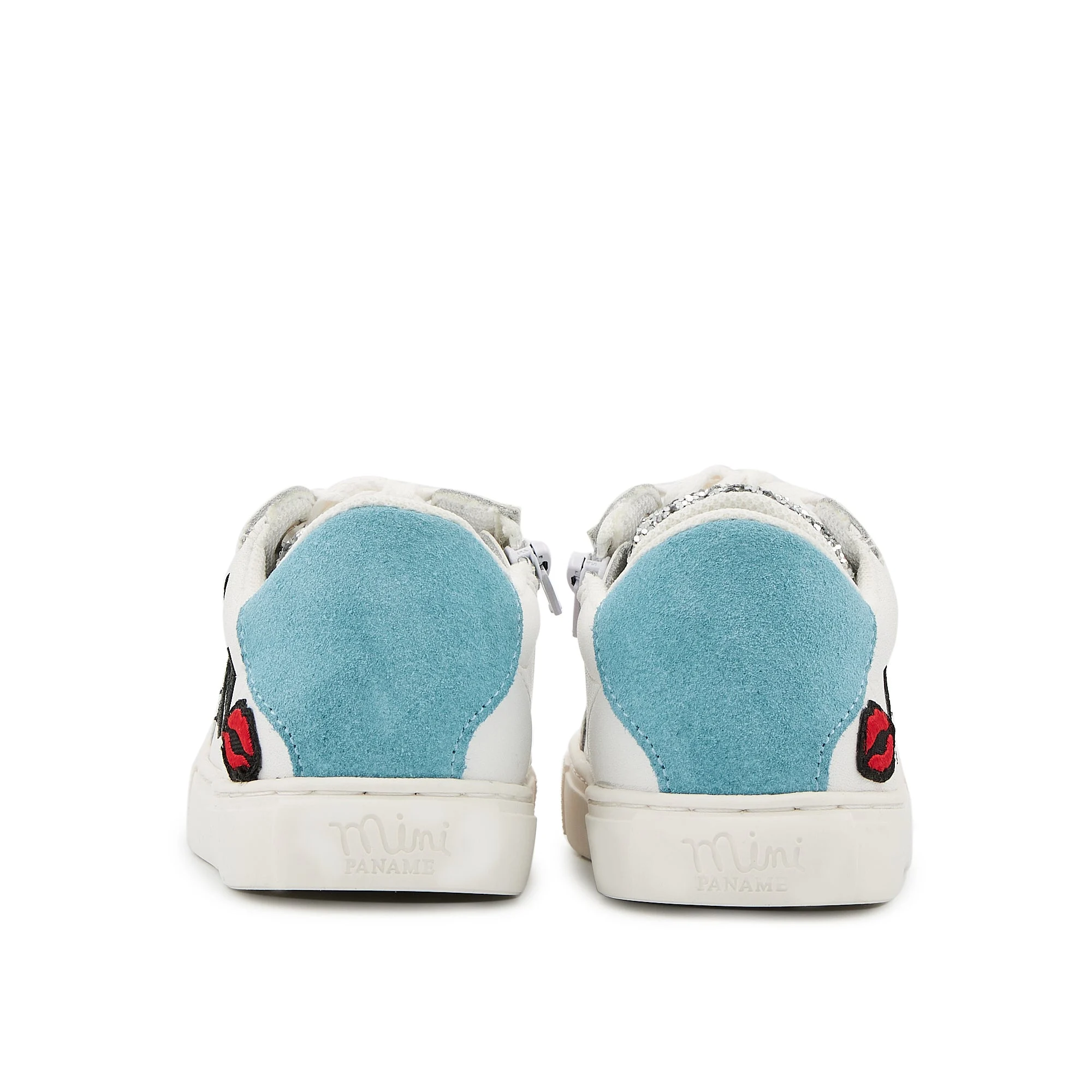 MINI SIMONE MON LAPIN - Sneakers en cuir | Blanc