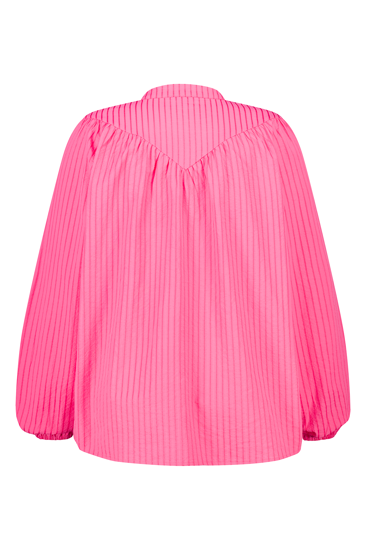 Blouse met streepdetail Multi Pink