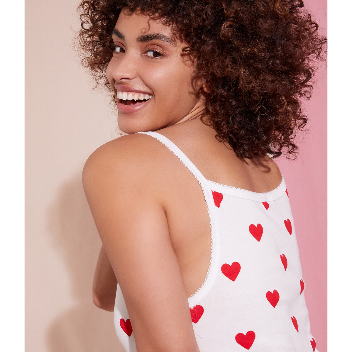 PETIT BATEAU<br>Camisola de algodão com motivos de coração
