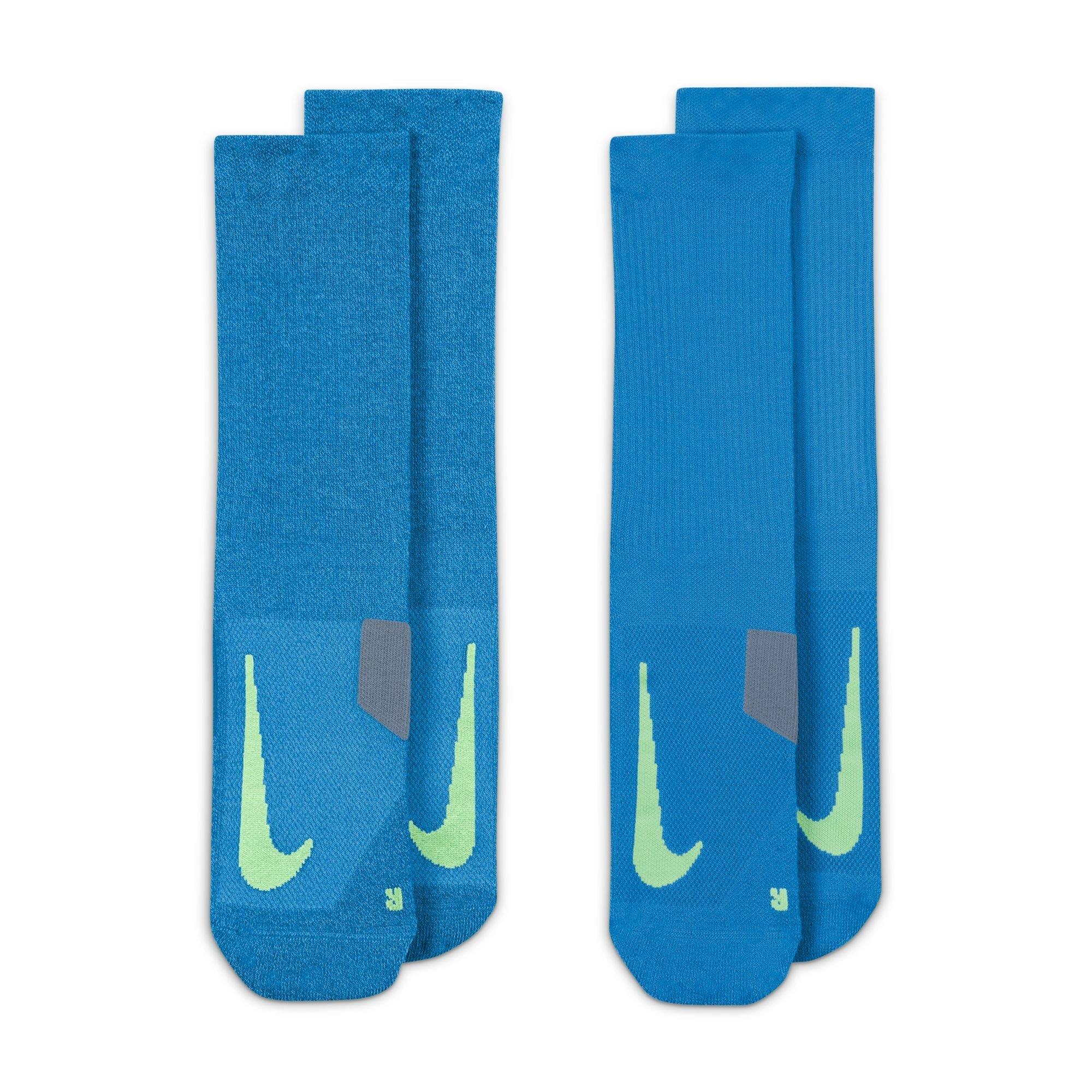 Nike Multiplier Crew Running Socks 2 Pack Unisex Adults