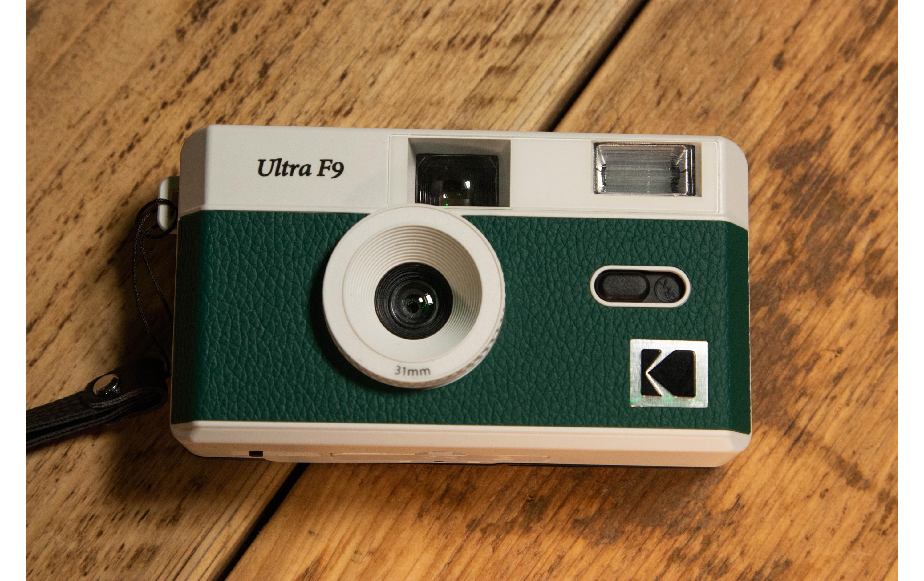 Analogkamera Ultra F9 Grün/WeissWiederverwendbare Analogkamera