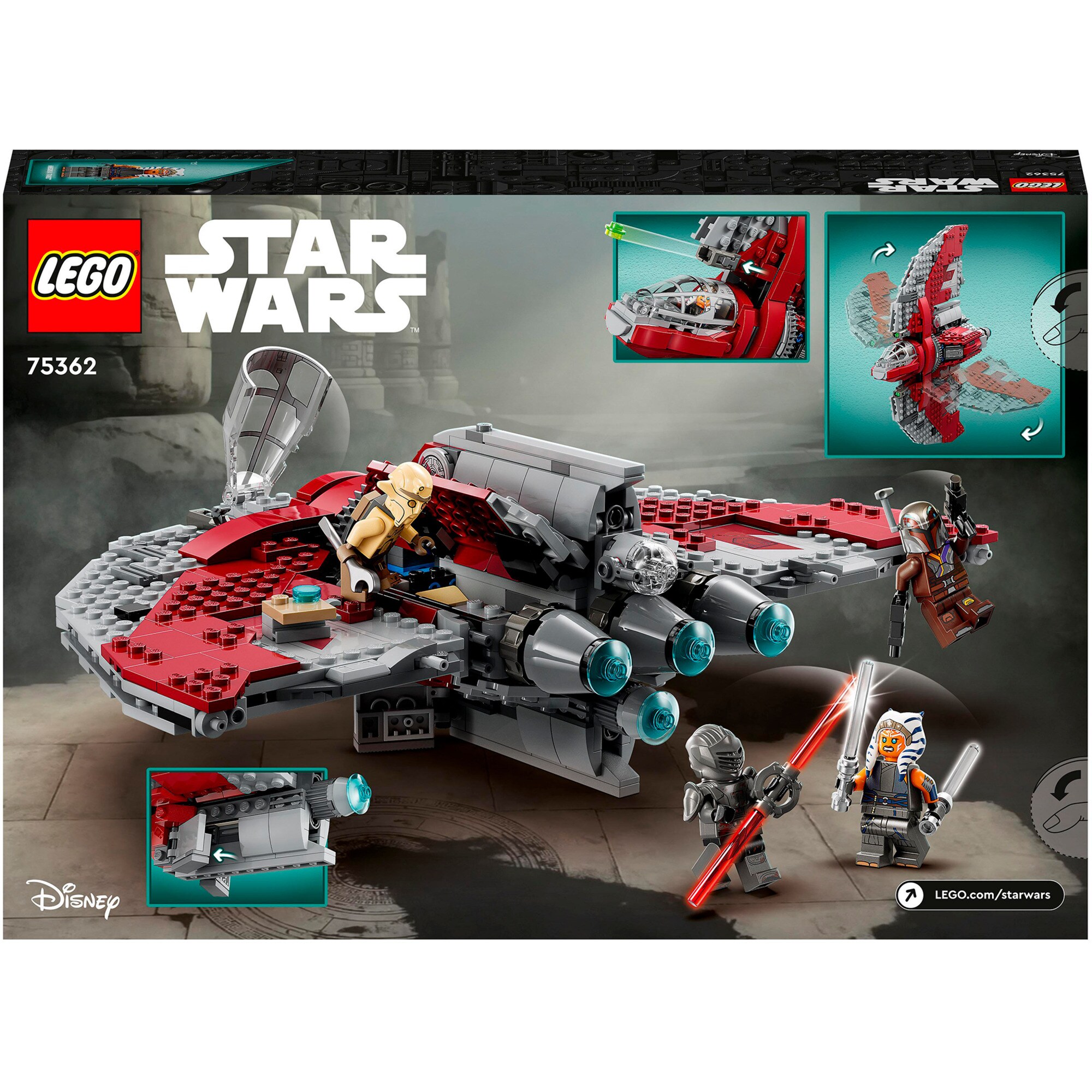 LEGO Konstruktionsspielzeug Star Wars Ahsoka Tanos T-6 Jedi Shuttle