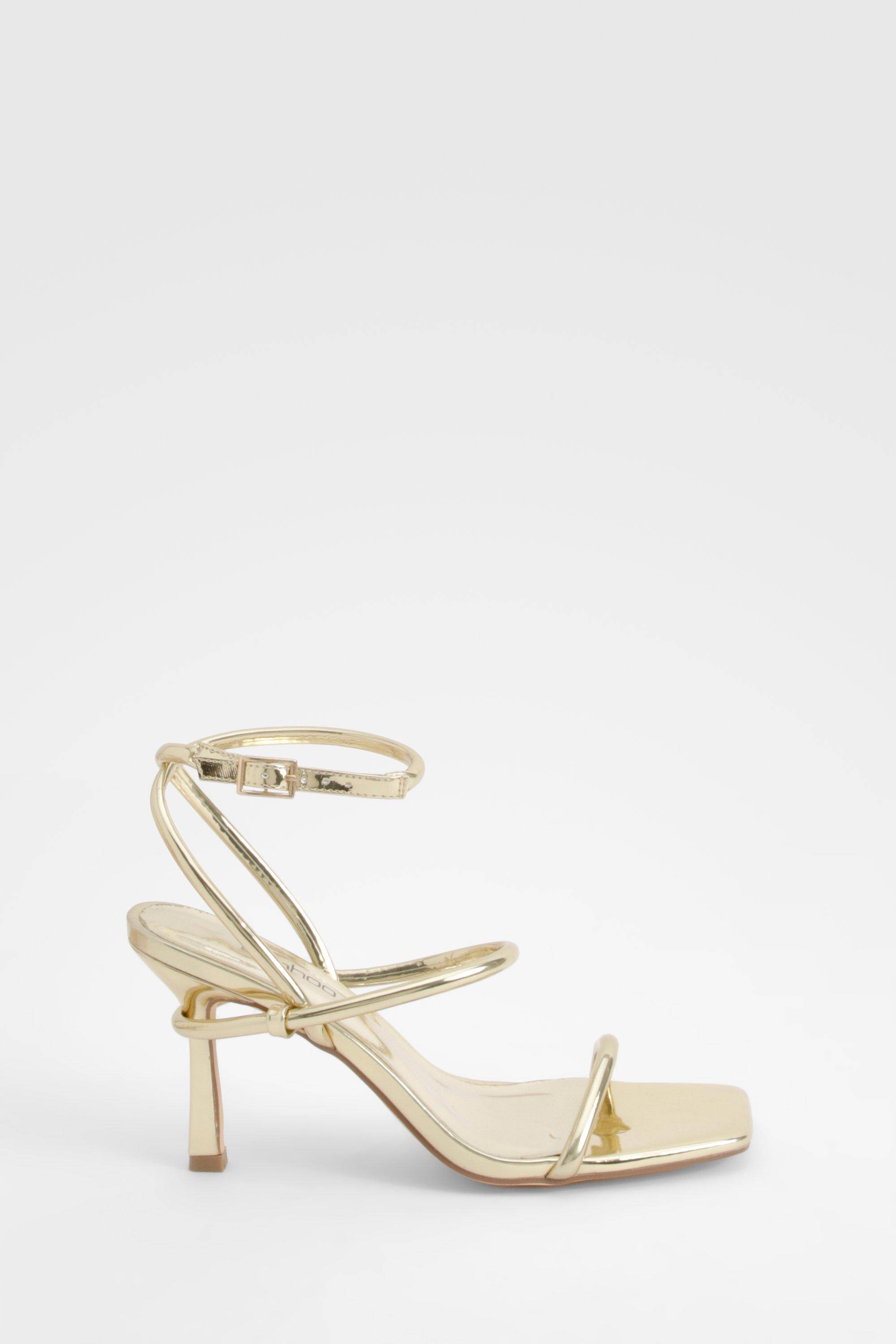 boohoo Escarpins à brides métalliques rembourrés