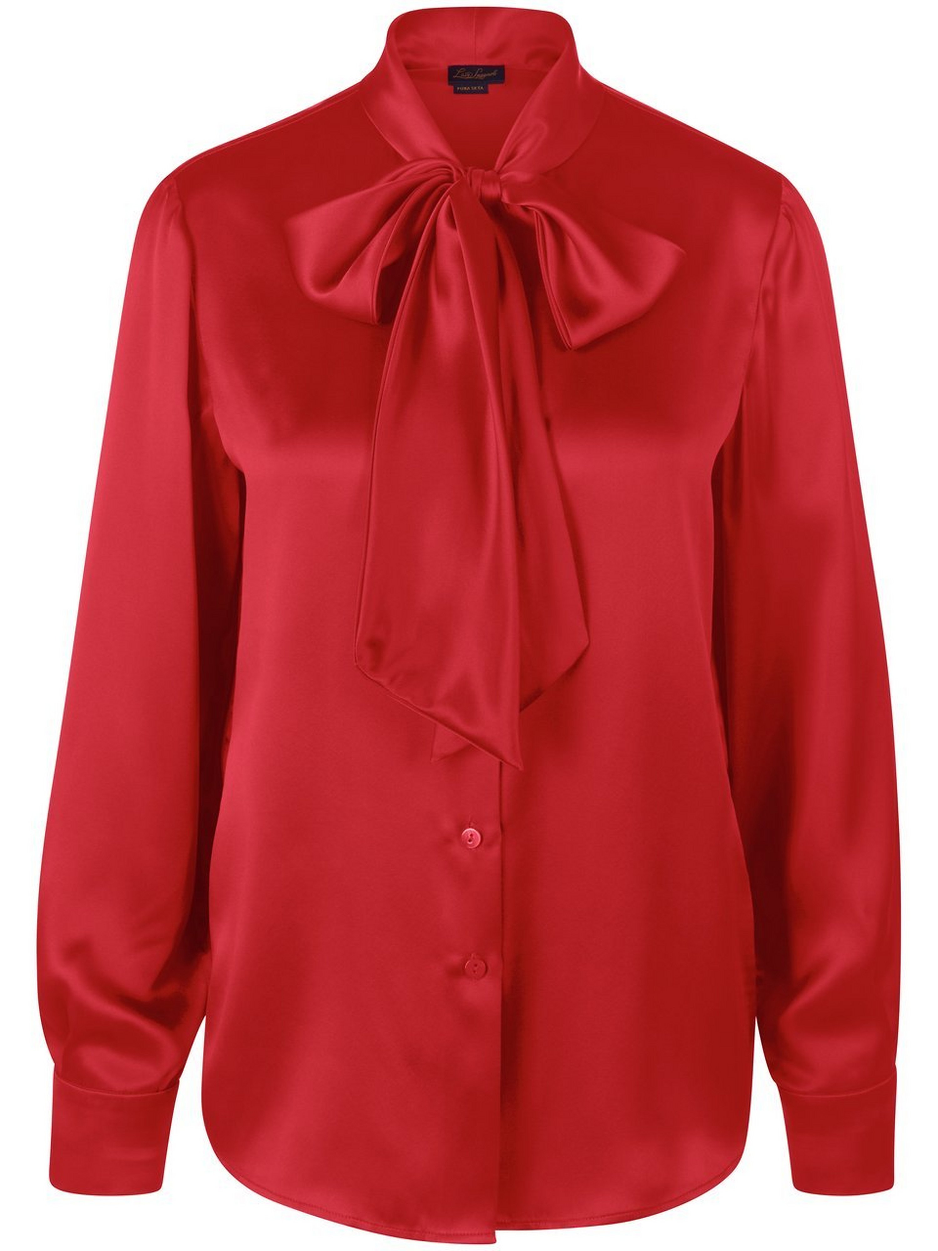Seiden-Bluse mit Schluppe