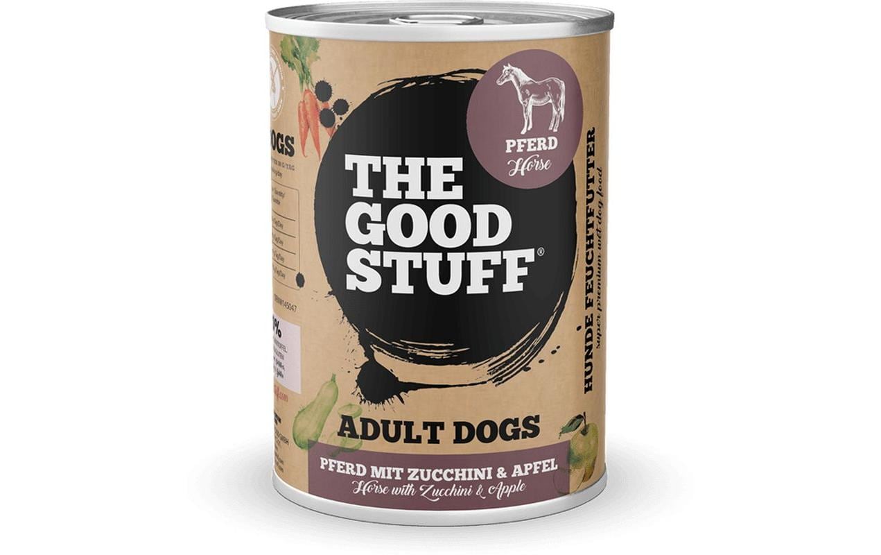 Nassfutter Pferd & Zucchini Adult, 6 x 800gAlleinfuttermittel für erwachsene Hunde