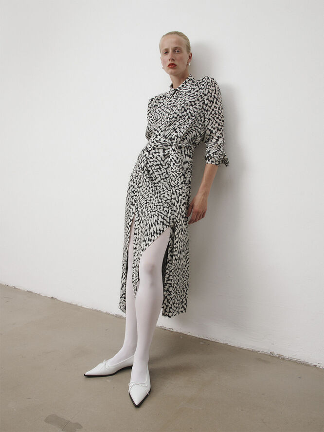 Lala Berlin Dress Deerja Swoosh heritage
