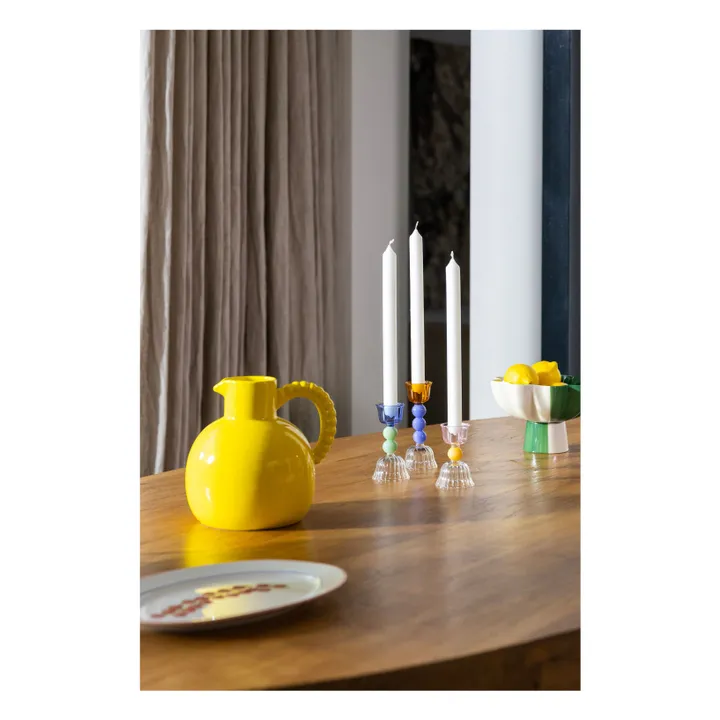 &Klevering Bougeoir Perle | Bleu