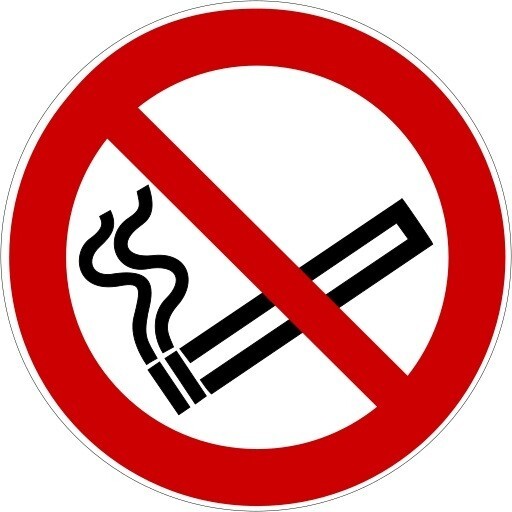 Rouleau de Pictos d'Interdiction - Interdiction de fumer - P002