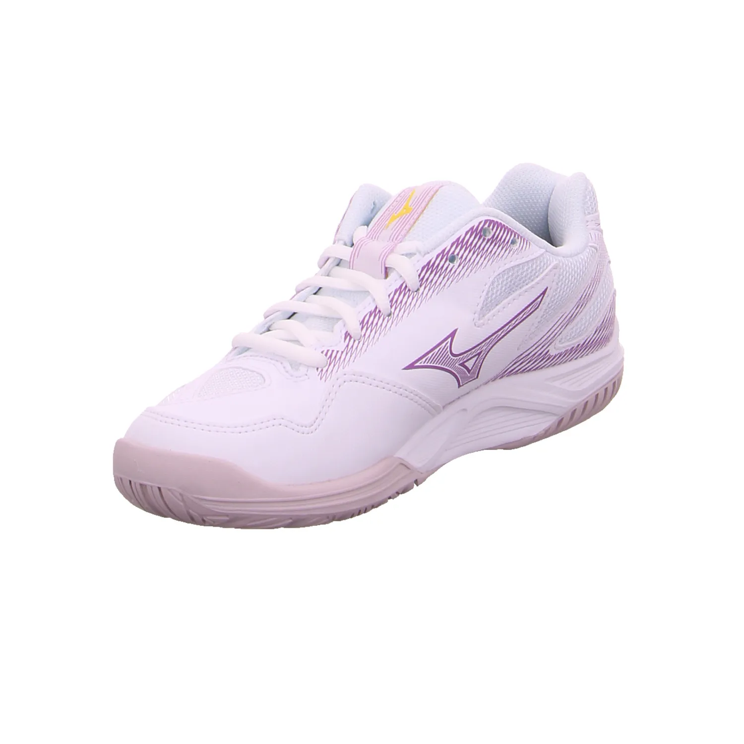 MIZUNO Kinder Indoor Weiss Synthetik