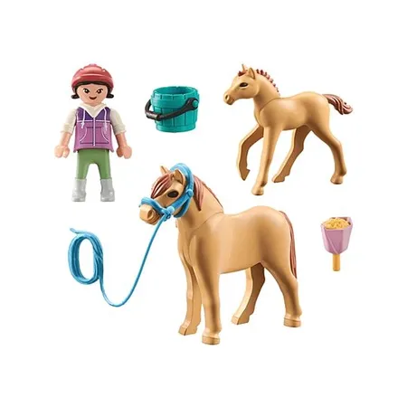 PLAYMOBIL® 71498 Horses of Waterfall - Kind mit Pony und Fohlen