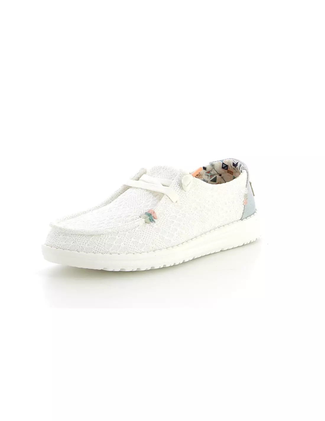 DUDE WENDY BOHO - Espadrilles Bohowhitecrochet